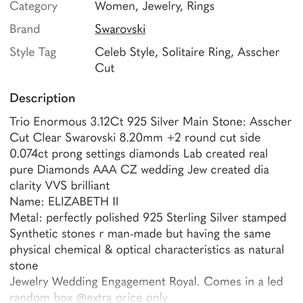 💍💎 𝗘𝘁𝗵𝗶𝗰𝗮𝗹 𝗘𝗻𝗴𝗮𝗴𝗲𝗺𝗲𝗻𝘁 𝗥𝗶𝗻𝗴 (𝗕𝗟𝗜𝗡𝗚!!) - Picture 6 of 10